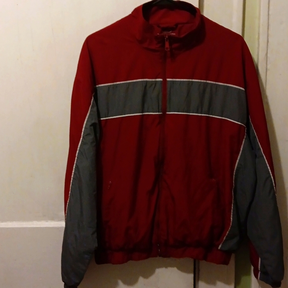 Roundtree & Yorke Sport Jacket, Men's, Sz XL, Maroon & Gray EUC - Picture 1 of 5